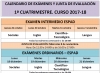 Calendario de Exámenes del Primer Cuatrimestre - ALMANSA 2017/18