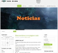 Alberto Cantos nos presenta una página web dedicada al famoso juego "League of Legends"