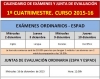 CALENDARIO  EXÁMENES 2015-16